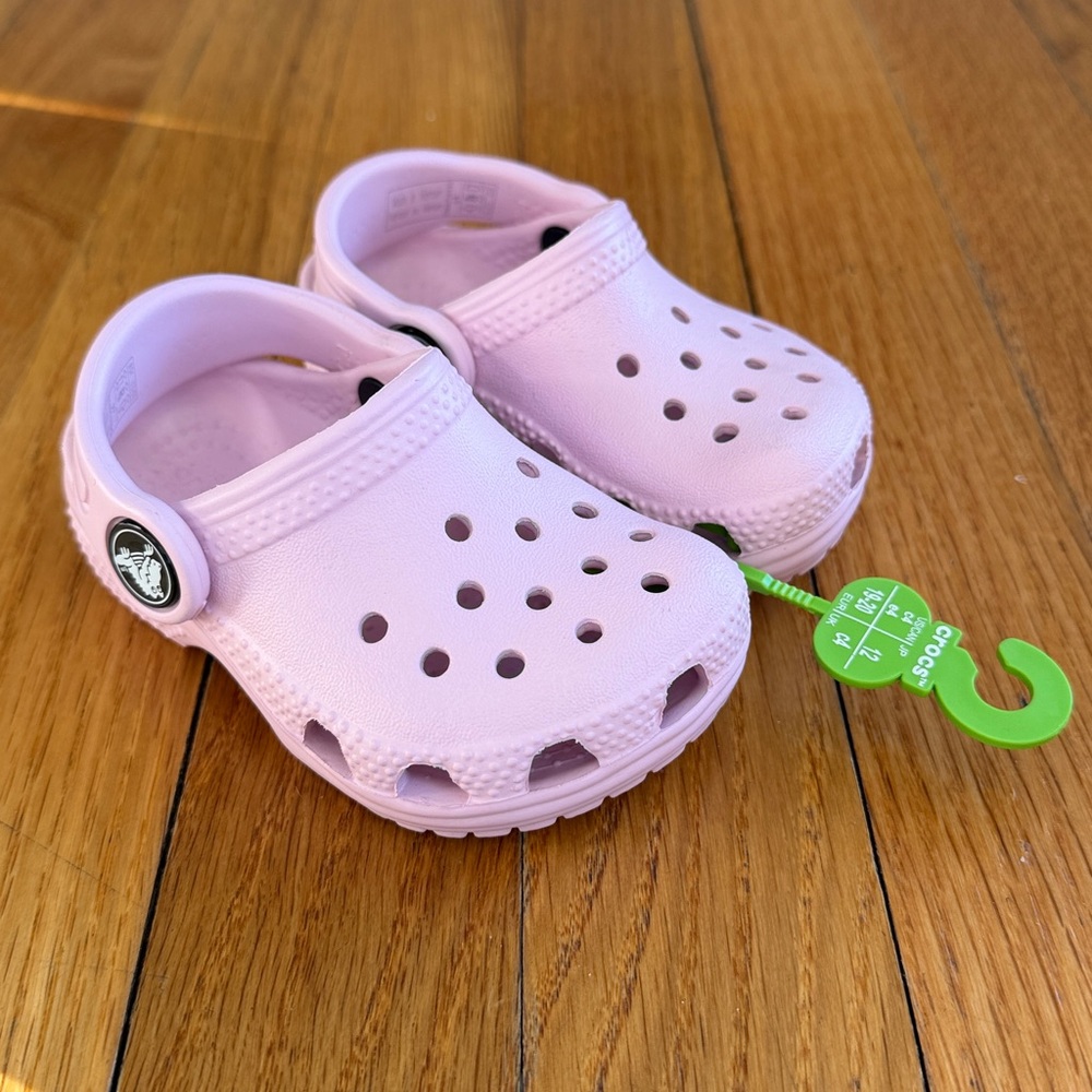 NEW Light Pink Crocs - Picture 2 of 2